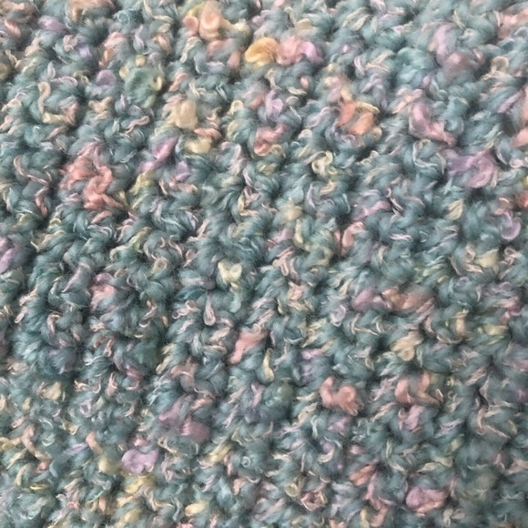 Handmade Baby Bunting Sleep Sack Bag Cozy Green Speckled Knit Sweater Un… - Picture 3 of 5